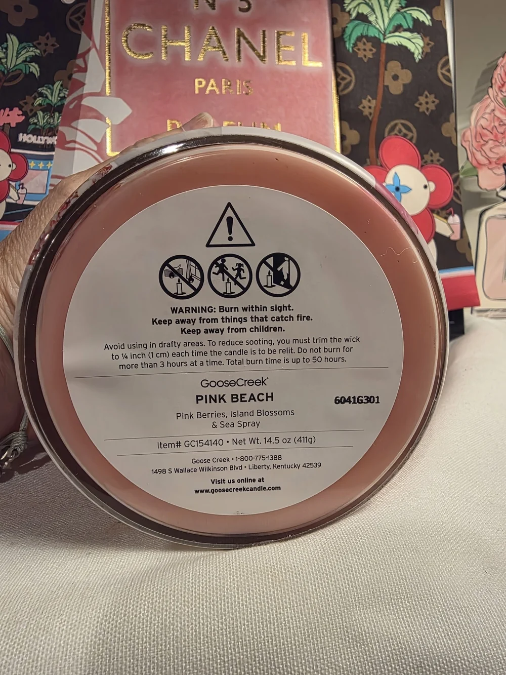 Goose Creek Pink Beach Candle Waves & Wanderlust Collection